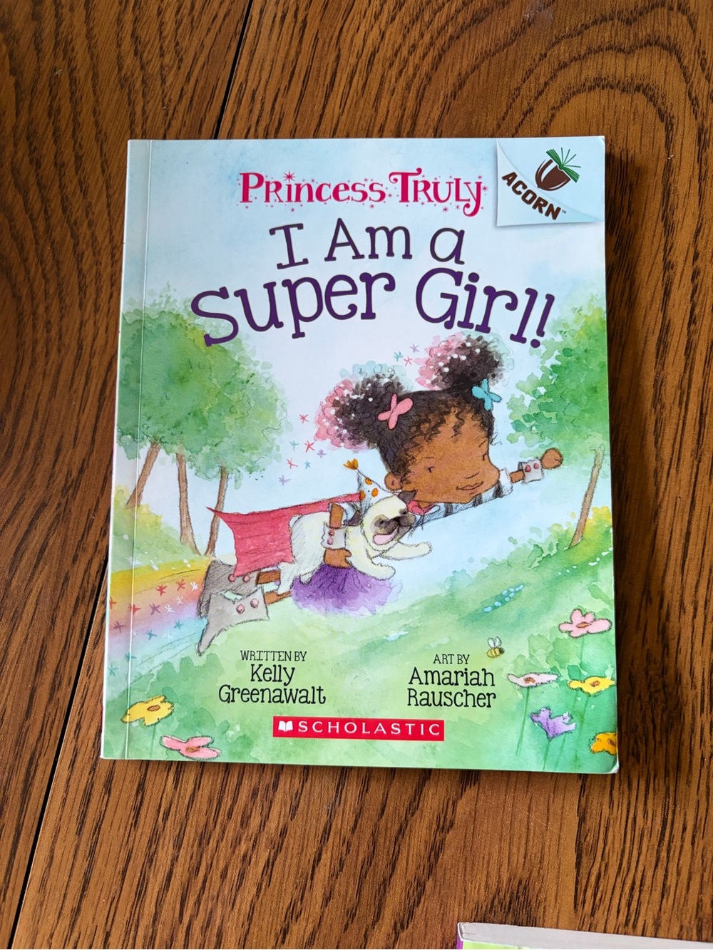 Scholastic Princess Truly I Am a Super Girl! - Purple and Green Cover